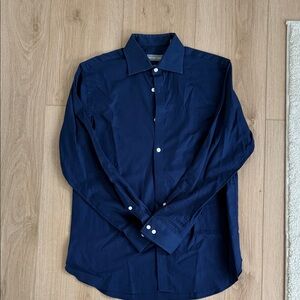 Michael Kors Deep Blue Dress Shirt